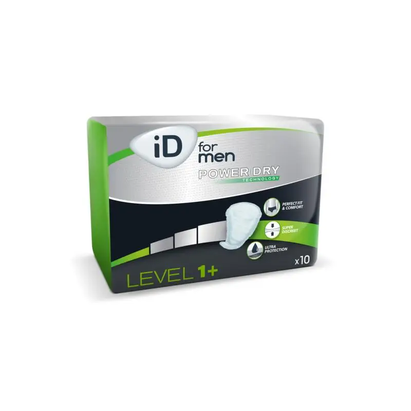 ID FOR MEN LEVEL 1 - Humidity Control - Rapid Absorption for men's shorts, designed with advanced formula to keep skin dry and fresh all day, perfect for active men seeking moisture management.