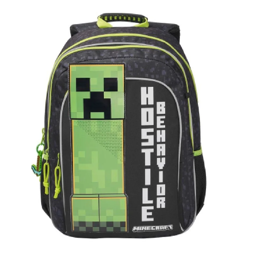 MOCHILA Grande MINECRAFT,Mochila Escolar,Ideal para Niños de Diferentes Edades, Cómoda y Versátil, Calidad y Resistencia,cm,FESPU