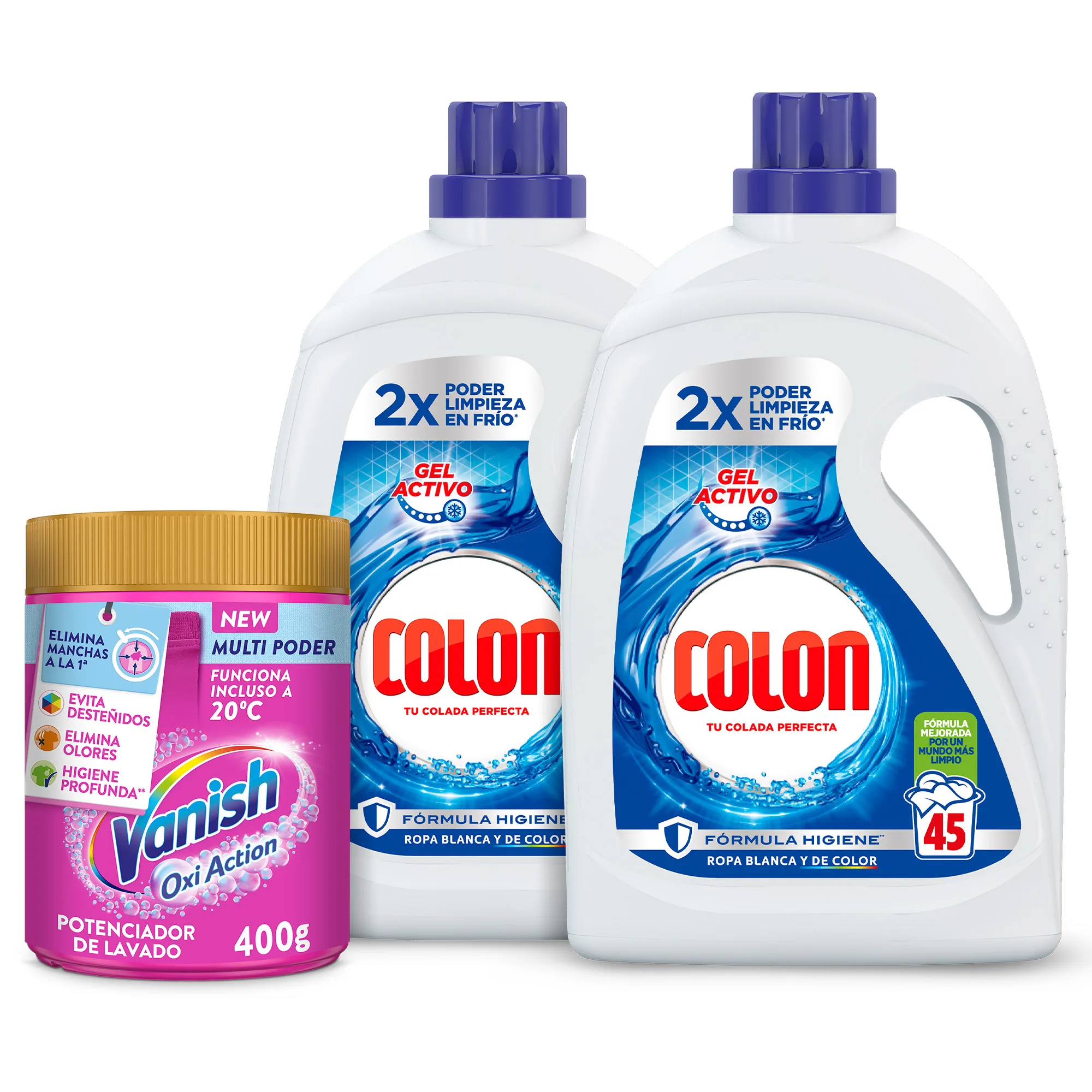 COLON GEL Y VANISH OXI ACTION
