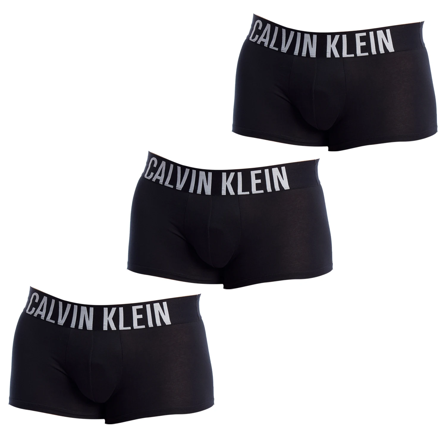 Calvin Klein-Pack 3 boxer da uomo Intense Power Cotton Stretch Trunks NB3608A