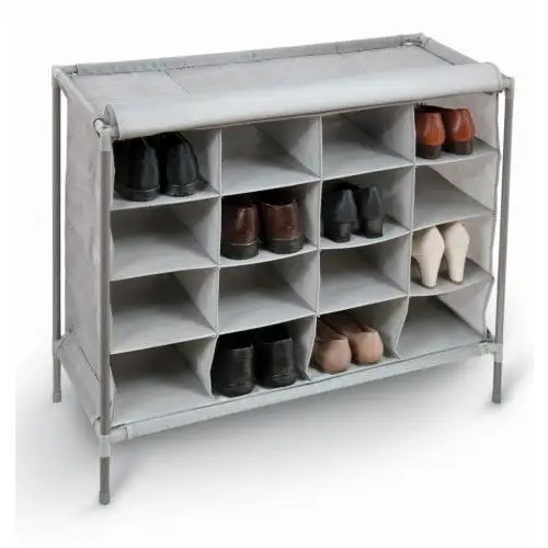 Zapatero JOBGAR 16 compartimentos funda tela. gris.905095