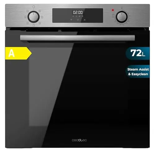 Horno Integrable Multifunción Inox de 72L de capacidad, 7 funciones, Grill, Defrost, Steam Assist, 2800W.
