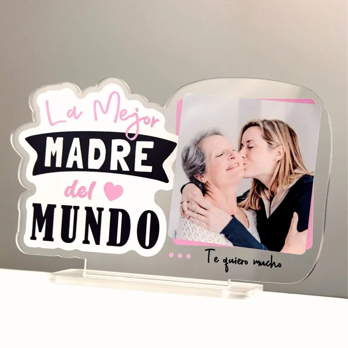Deregaloos Placa Decorativa Personalizada Madre Mundo Foto
