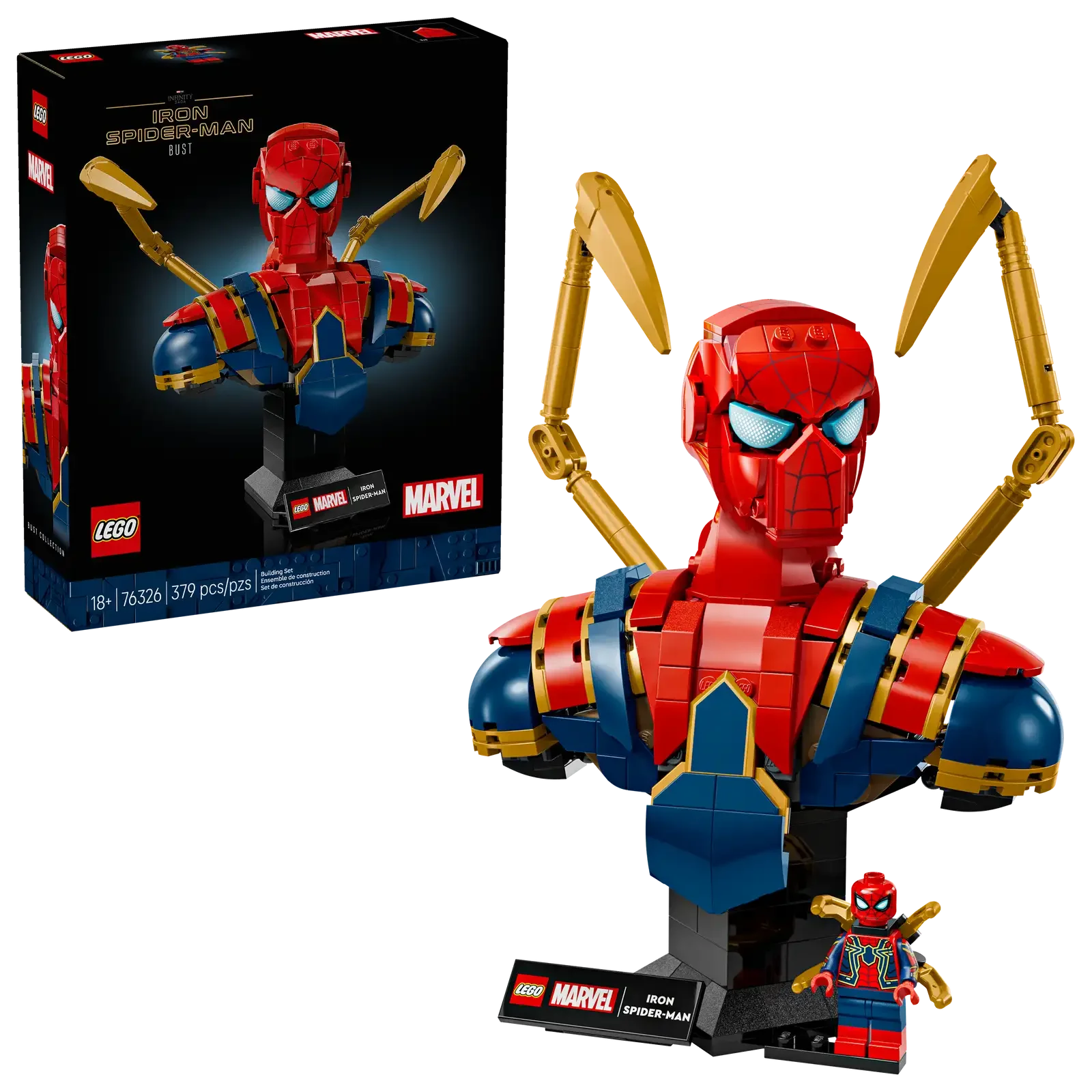 LEGO LEGO Marvel Busto Iron Spider-Man 76326 – 379 Piezas