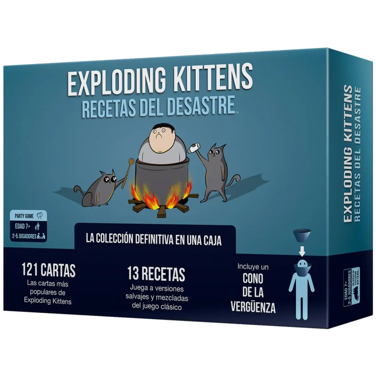 Asmodee - Exploding Kittens Recetas del Desastre