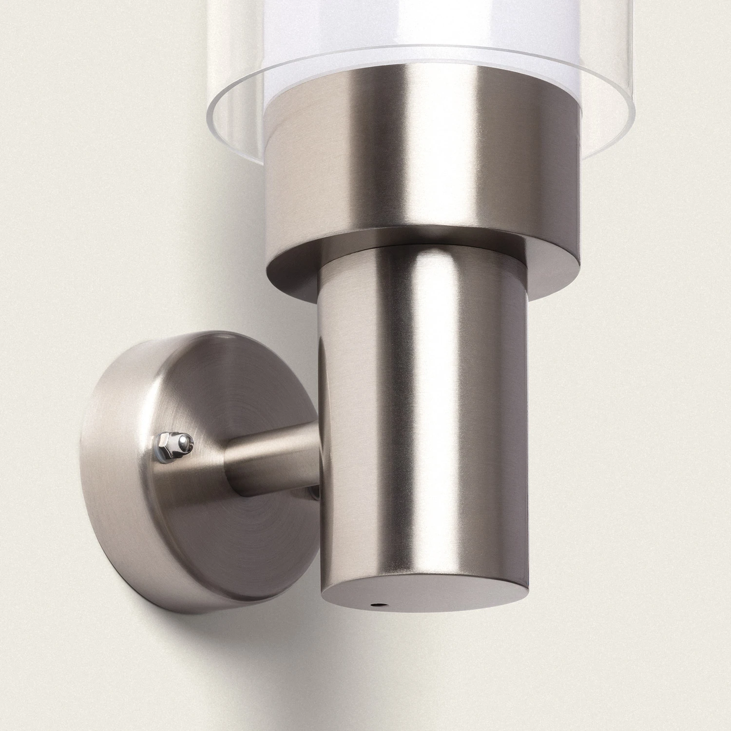 Ledkia Lámpara de Pared Exterior Acero Inoxidable Martin Gris