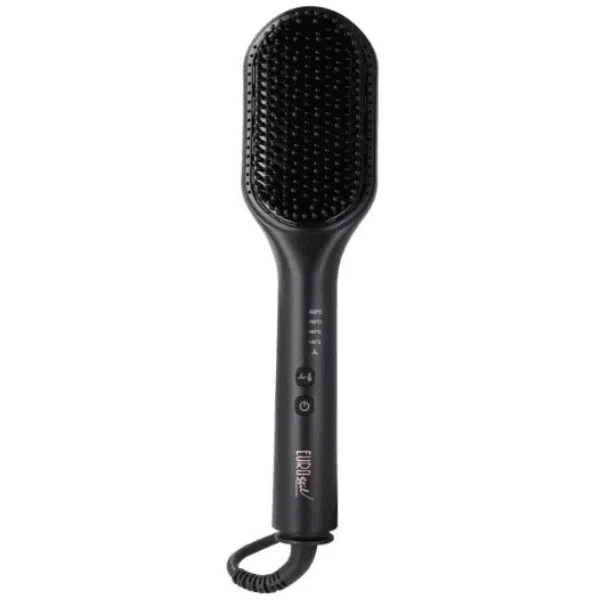 Eurostil Breeze - Cepillo Alisador Eléctrico con Tecnología de Aire Frío, Iones y Temperatura Ajustable para Cabello Sano y Profesional