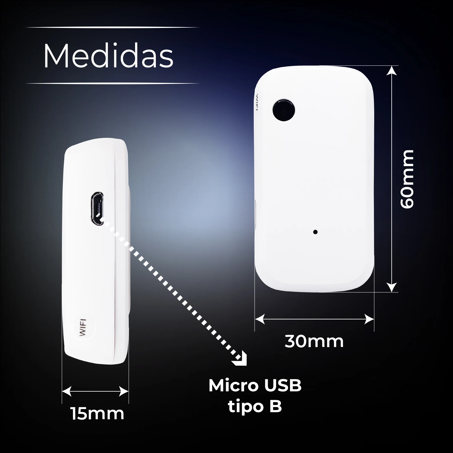 Led atomant indoor wifi smart light sensor, high precision luminosity detector compatible with smart life and tuya app, automation by light level, ideal for domotica systems, automatic lighting control and energy saving #4