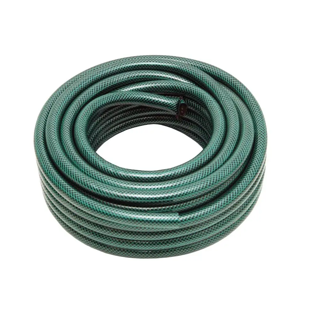 Cofan | Manguera de 3 capas | Fabricado en PVC  de color verde | Con medida Ø 15 mm | Longitud en 15 y 20 metros