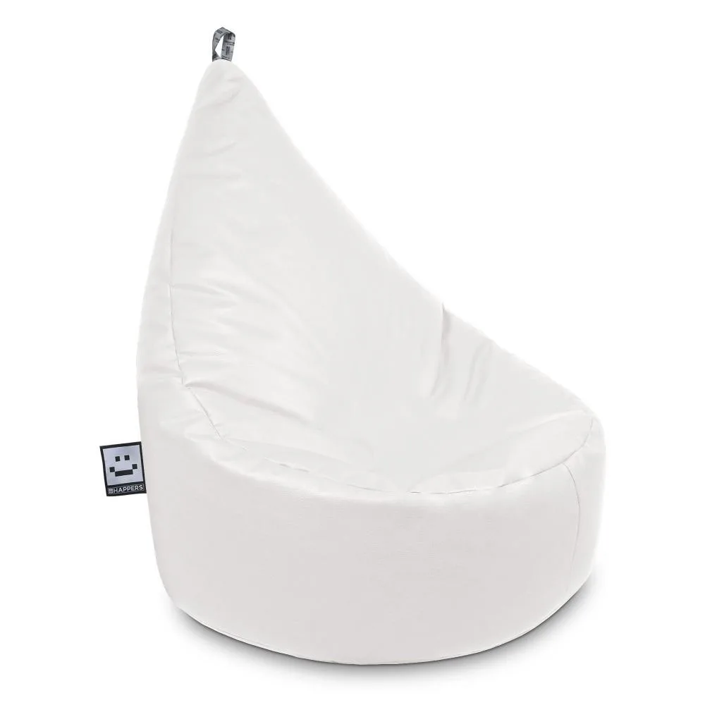 Puff Butaca Polipiel Blanco HAPPERS - Cómodo, ligero y resistente. Make it Happers®