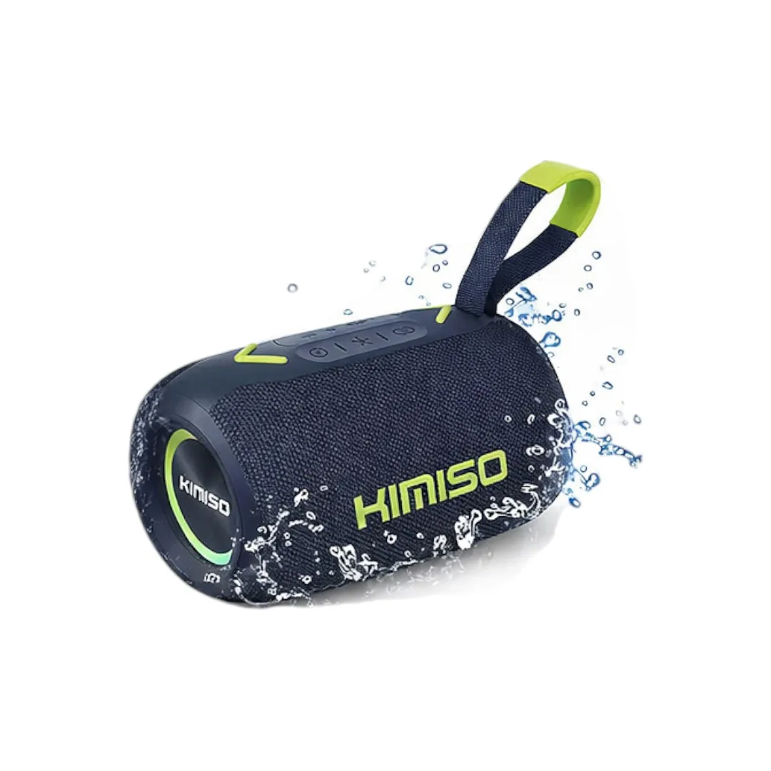 Altavoz Bluetooth Portátil Original KIMISO KMS-274 Estéreo Hifi Boombox con Woofer Inalámbrico, Potente 10W, Altavos bluetooth con luz RGB, tarjeta TF/SD, radio