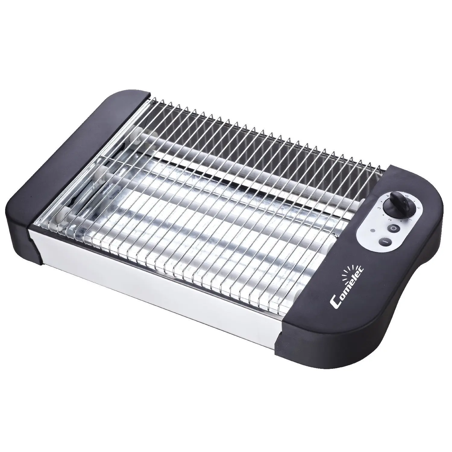 Flat toaster (all types of bread) tp7065 - comelec - horizontal toaster 3 bars tp7065