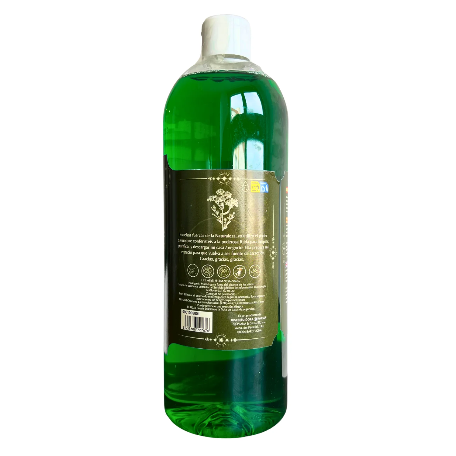 Ruda Floor Cleaner: Spiritual Cleaning and Protection (1L) - This concentrated esoteric liquid from KARMA purifies your home from negative energies and creates a protective barrier against negativity, ideal for any surface. #3