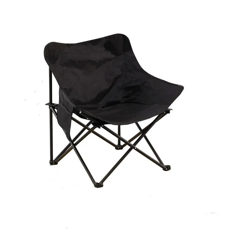 Foldable Beach Chair with Cover, CAMPING Chair, Strong Steel Structure, Waterproof Canvas Seat, Suitable for Beach or Camping, Fishing, Steel Structure,