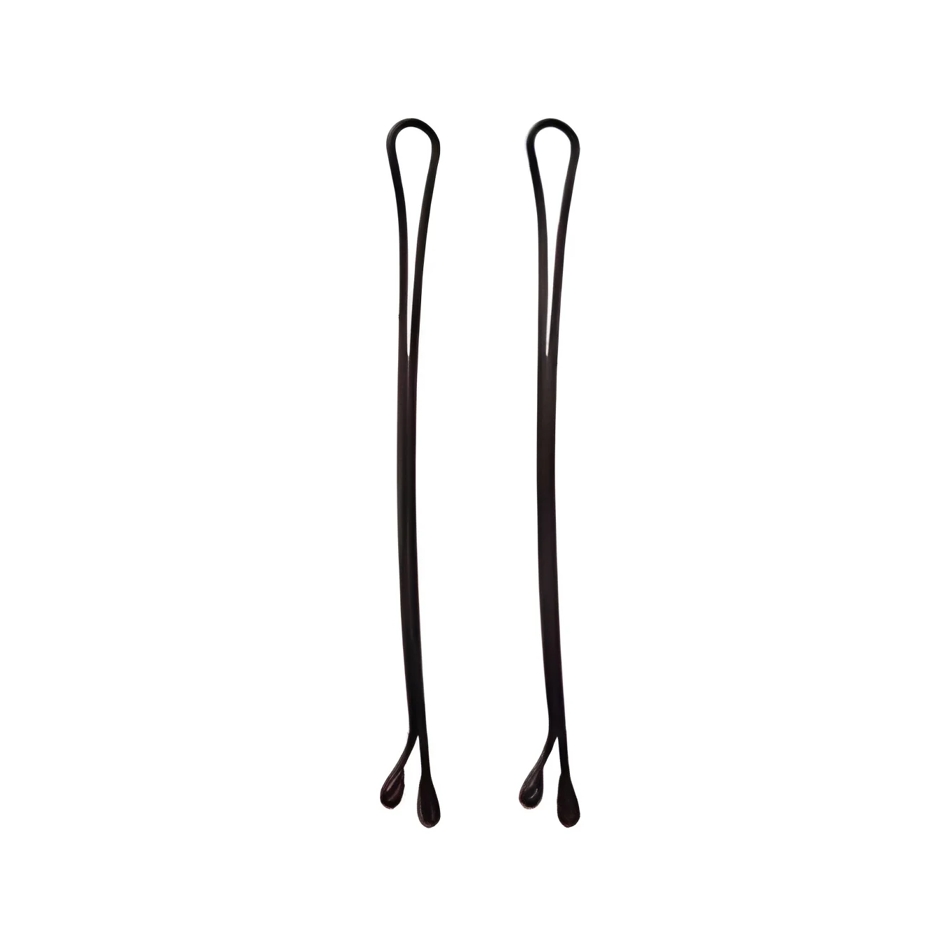 Eurostil Clips para Recogidos 300ud Horquillas Negras 5cm