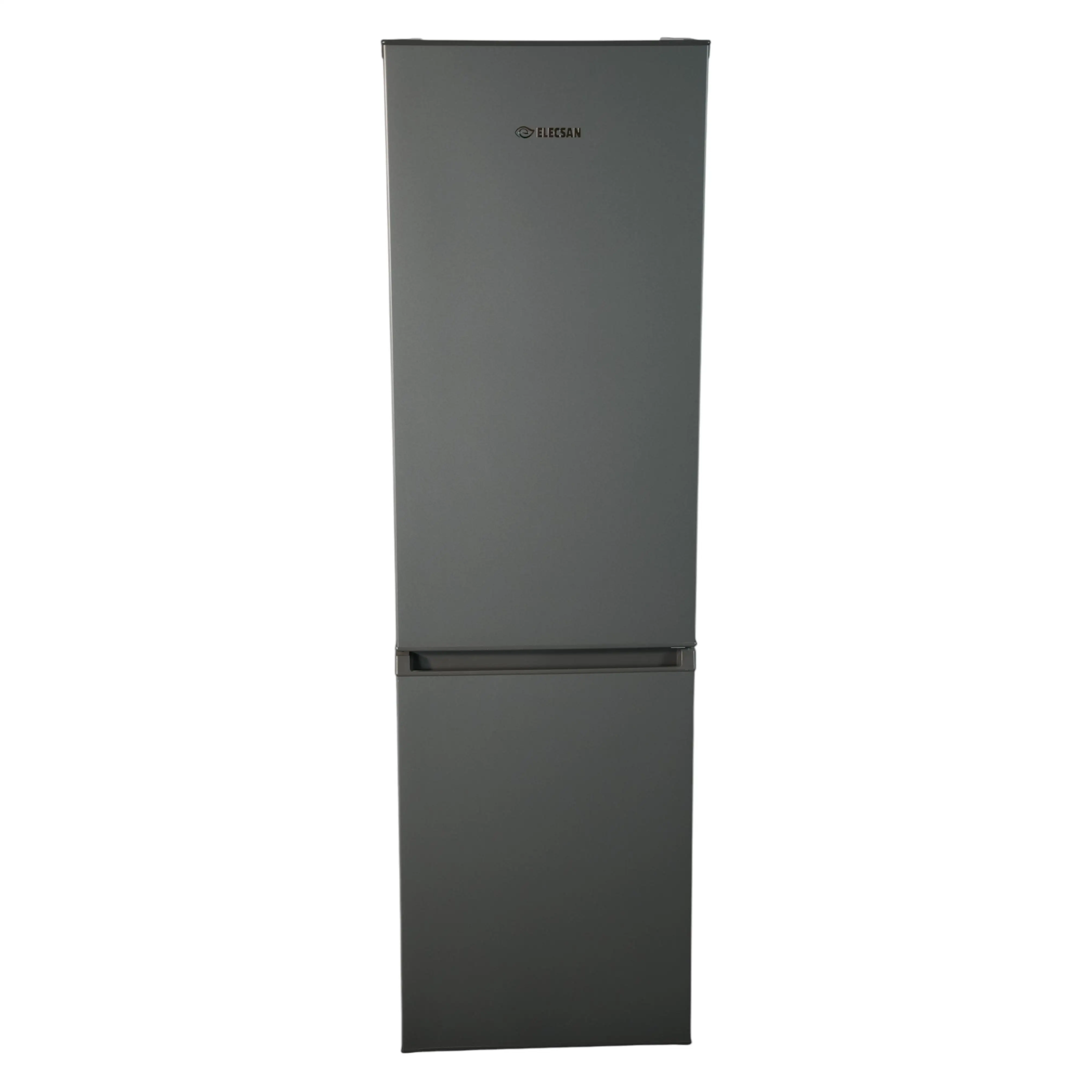 ELECSAN COMBI refrigerator, GRIS-INOX COLOR, A ++/ E, height 151,5cm, width 44cm, LED light