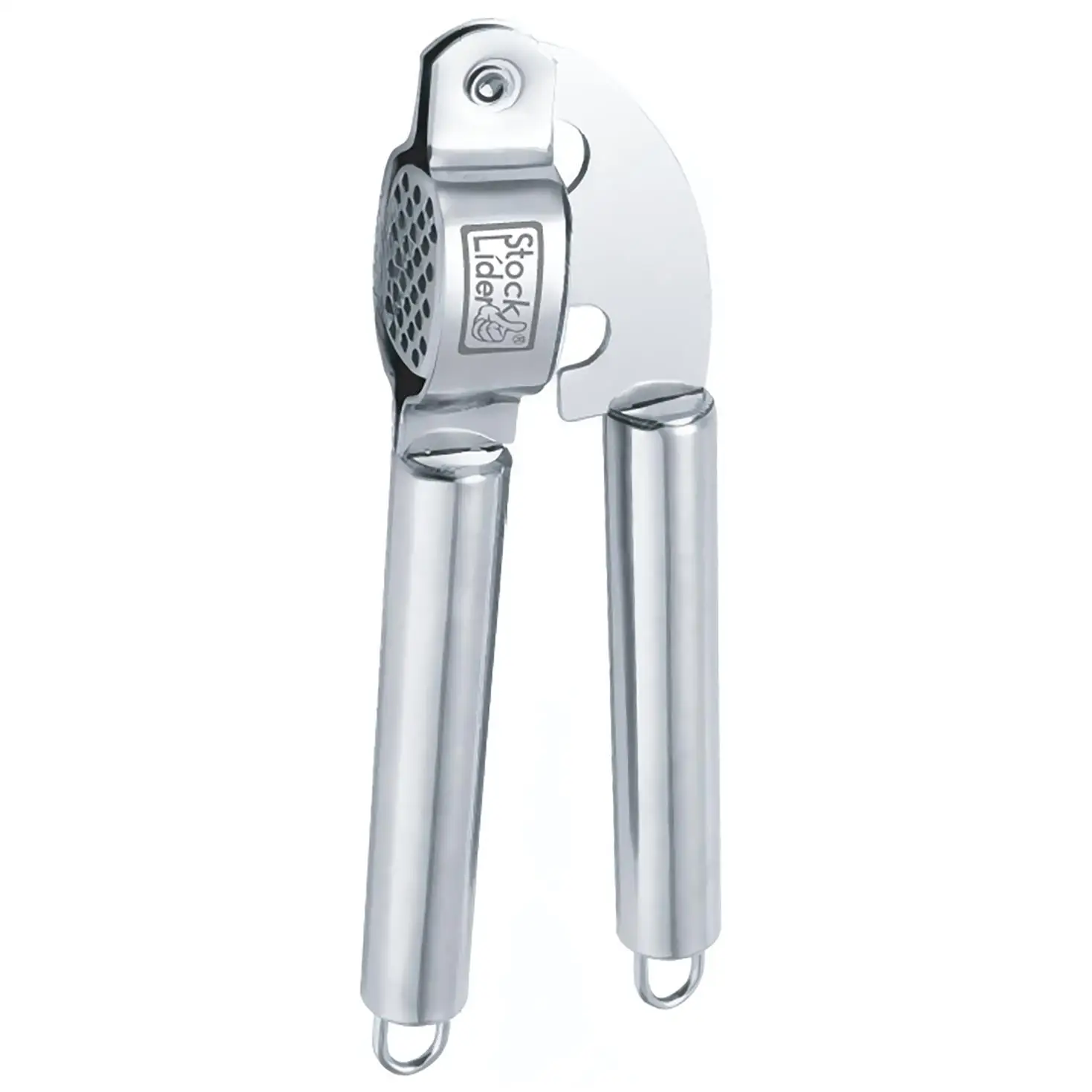 Prensador de Ajos Profesional de Acero Inoxidable 304 | Machacador de Ajo Manual Ergonómico de 20 cm | Fácil de Usar y Limpiar, Apto para Lavavajillas | Ideal para Ajo Fresco sin Esfuerzo ni Suciedad