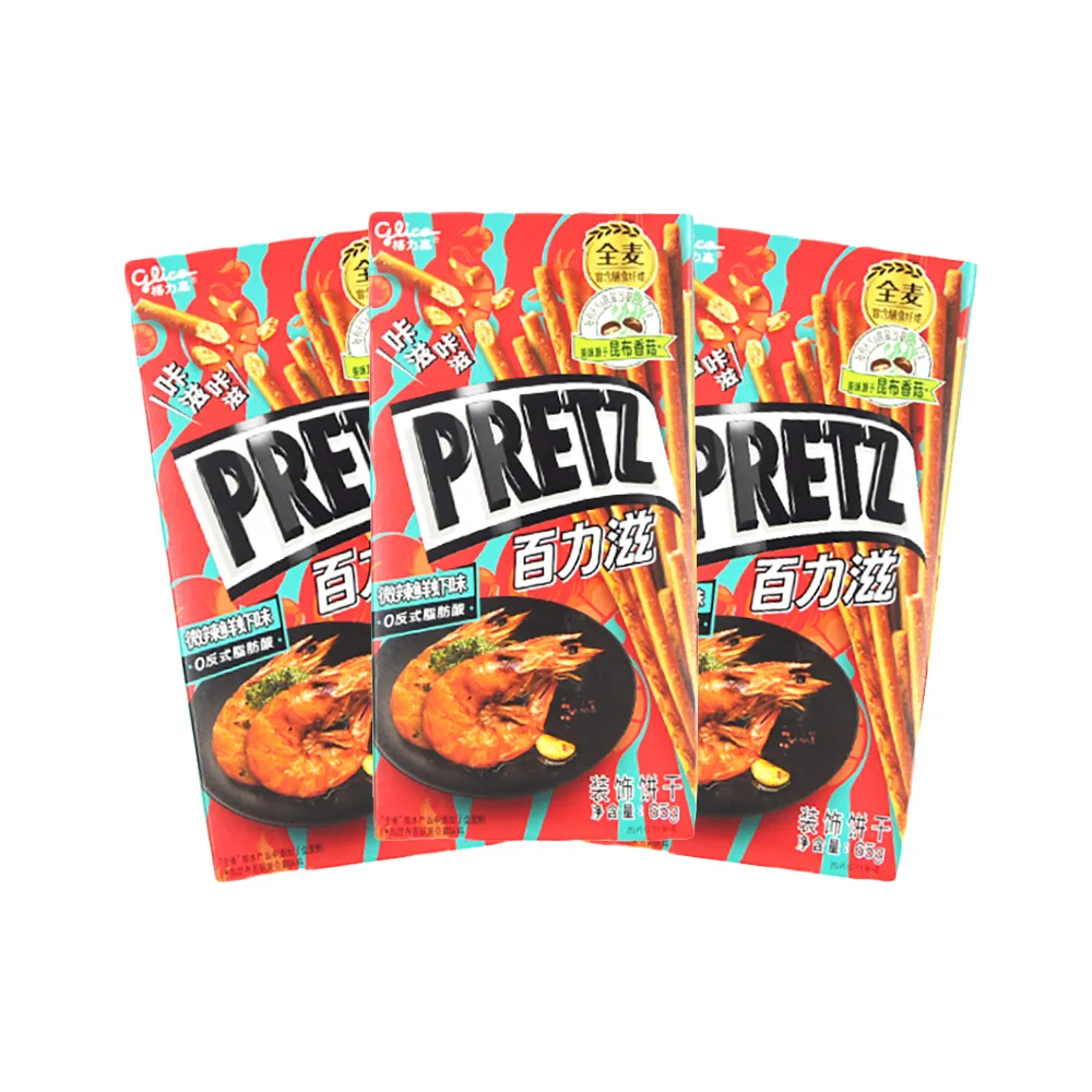 (GLICO) spicy prawn flavor cookie sticks 65G