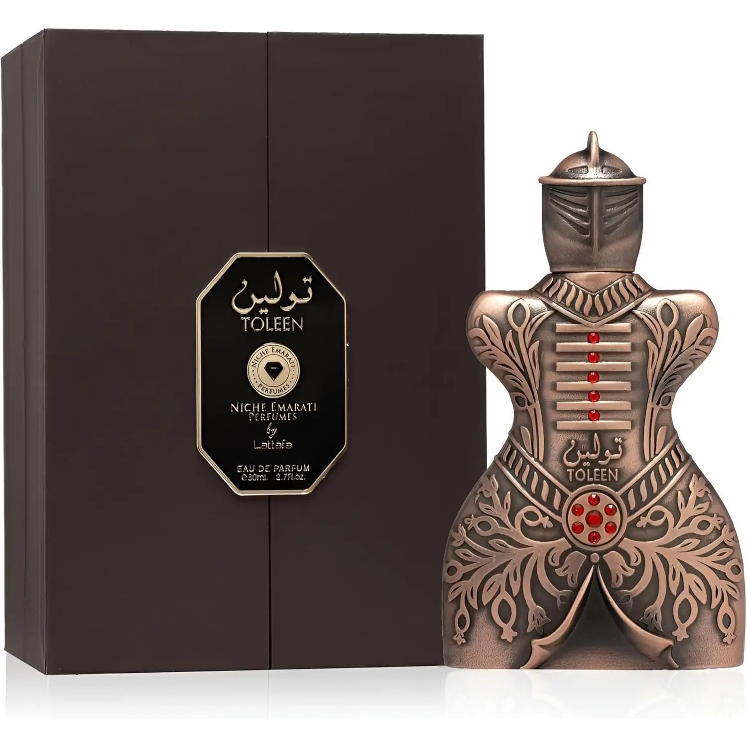 Lattafa Niche Emarati Toleen 80ml Eau De Parfum Perfume Árabe Mujer Elegante Fragancia Oriental Intensa Colonia Arabe Mujer Sensualidad Floral De Lujo Autenticidad Femenina Exótica Estilo Premium