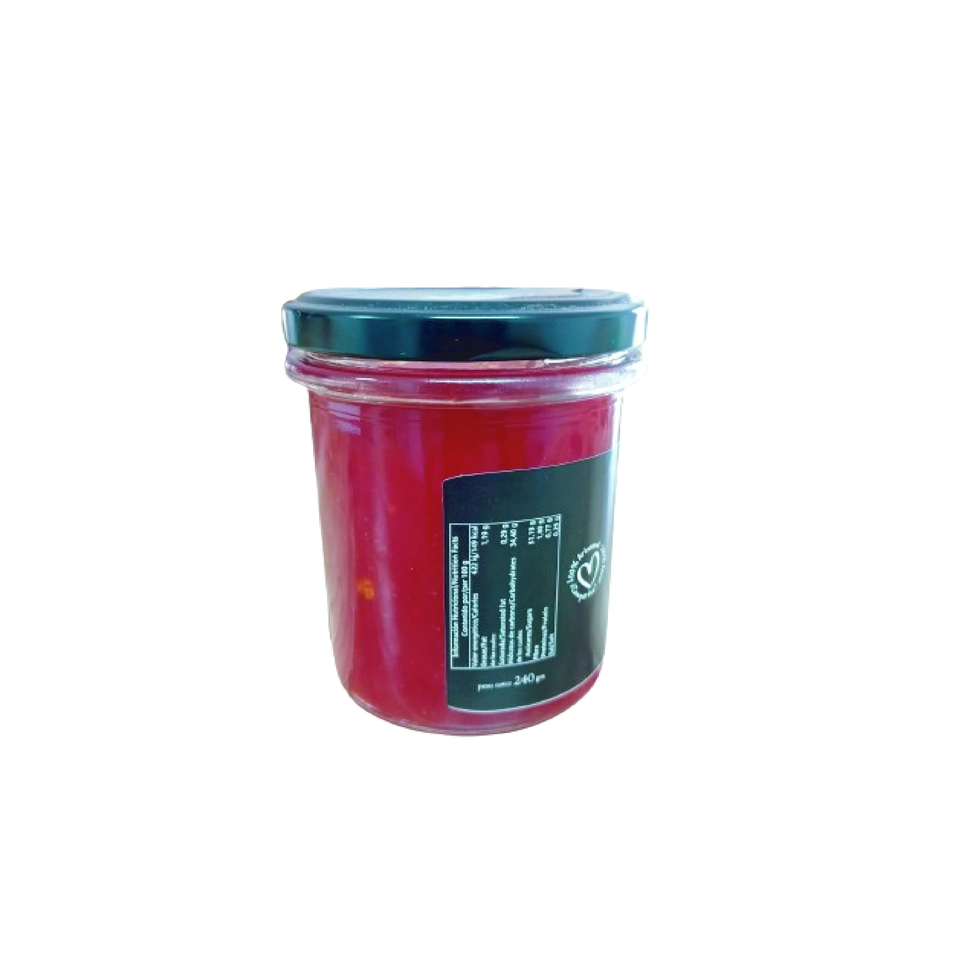 Artisan jam of red pepper 240 gr-Gourmet Andalusian essence