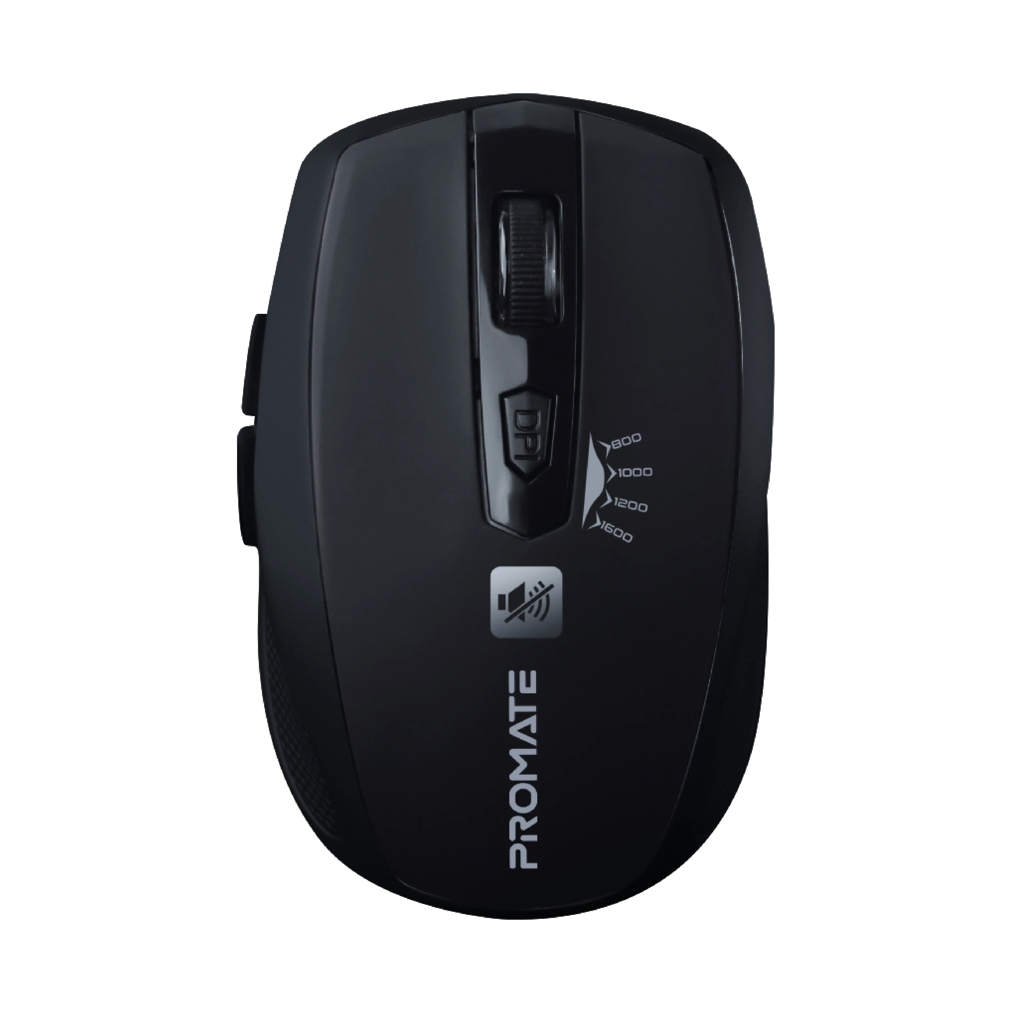 Promate Breeze Ratón Inalámbrico Clic Silencioso 2.4 GHz 1600DPI 6 Botones USB Nano