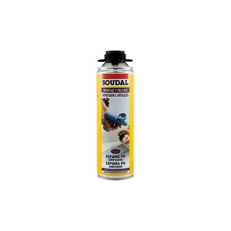 SOUDAL LIMPIADOR ESPUMA 500ML