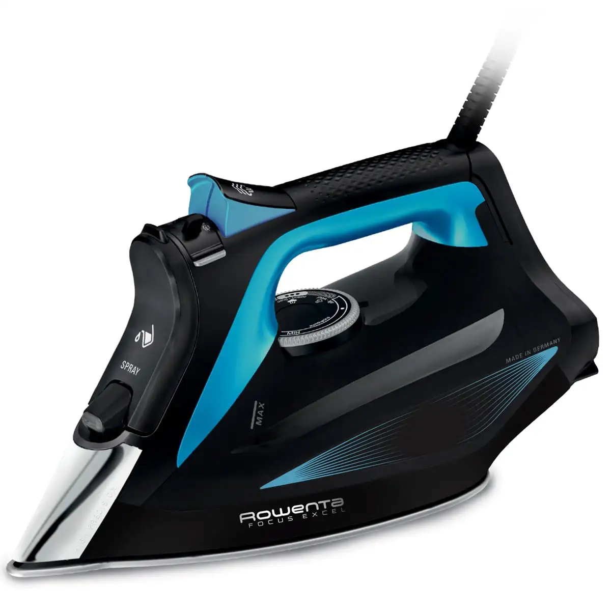 Plancha Rowenta DW5310, 2700 W, golpe vapor 180 g/min, vapor continuo 45 g/min, suela Microsteam 400 HD Láser, depósito 0,3 L, anti‑goteo y antical