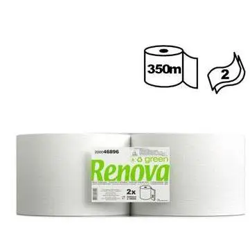 Multipurpose Rolls Renova Green 2x350m 2 capas