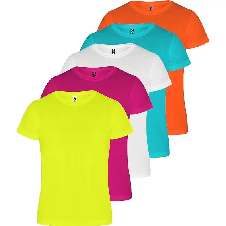 Roly Camiseta Camimera (Pack 5) Deporte Camiseta Técnica para Fitness o Running Transpirable