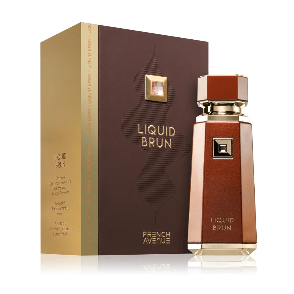 Liquid Brun French Avenue Hombre – Perfume Arabe 100% original Oriental Amaderado de Lujo 100 ml