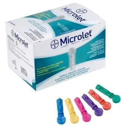 Microlet lancets colors 25Und Bayer