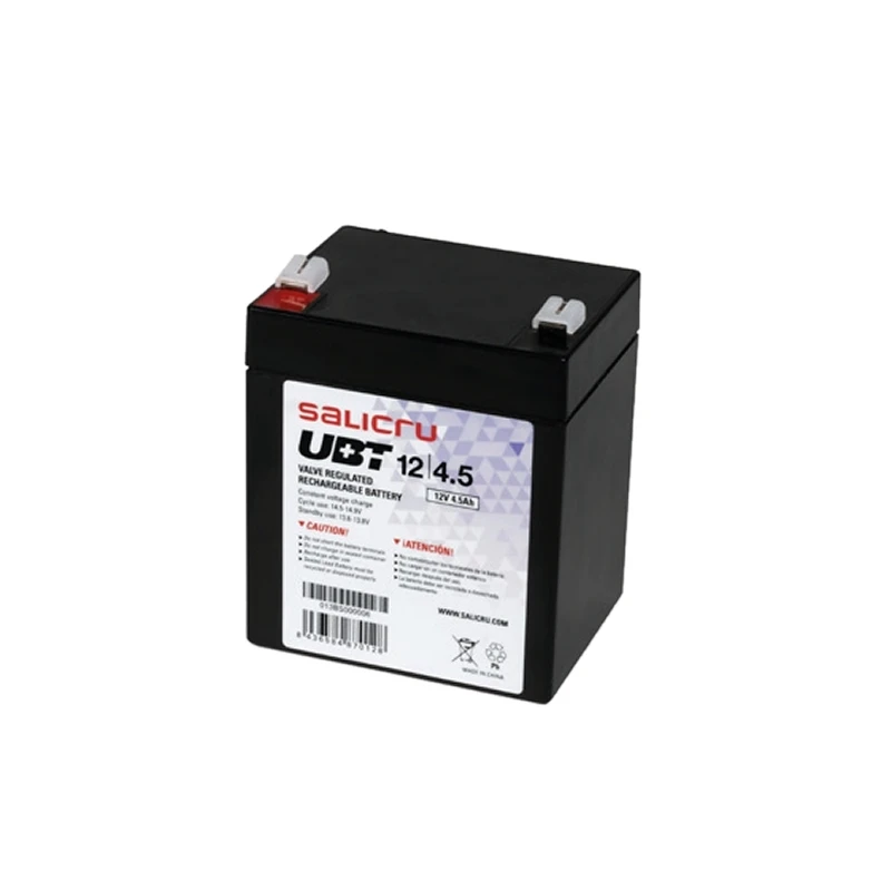 Salicru ubt 12/4,5 - batería agm recargable de  4,5 ah