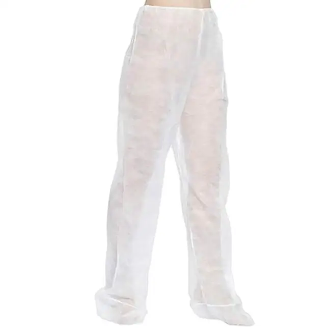 MONOUSO | Pantalón Tratamiento Presoterapia en TST de PP Blanco (1 Ud)