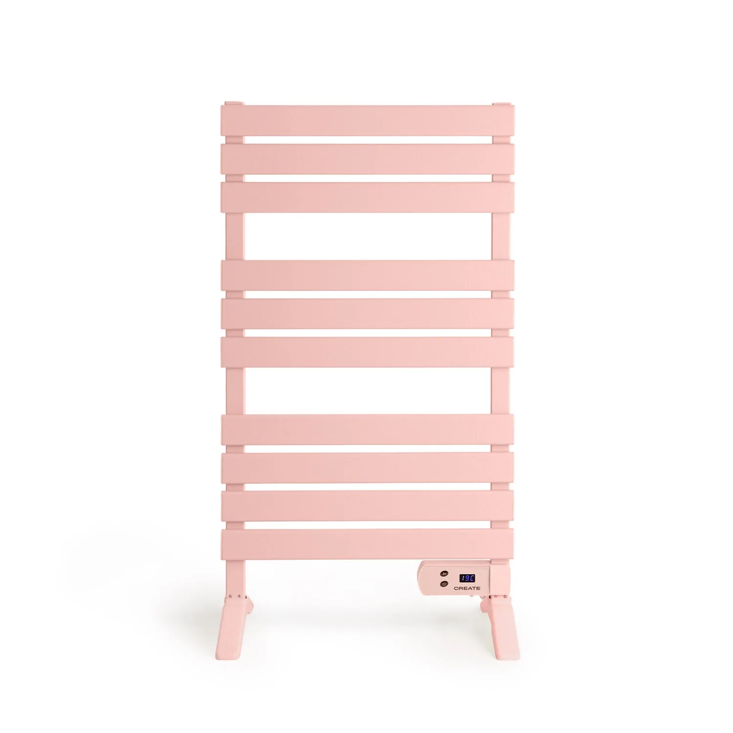 Create - Electric Wall Towel Rack with Legs and Extra Shelf - Warm Towel 500W