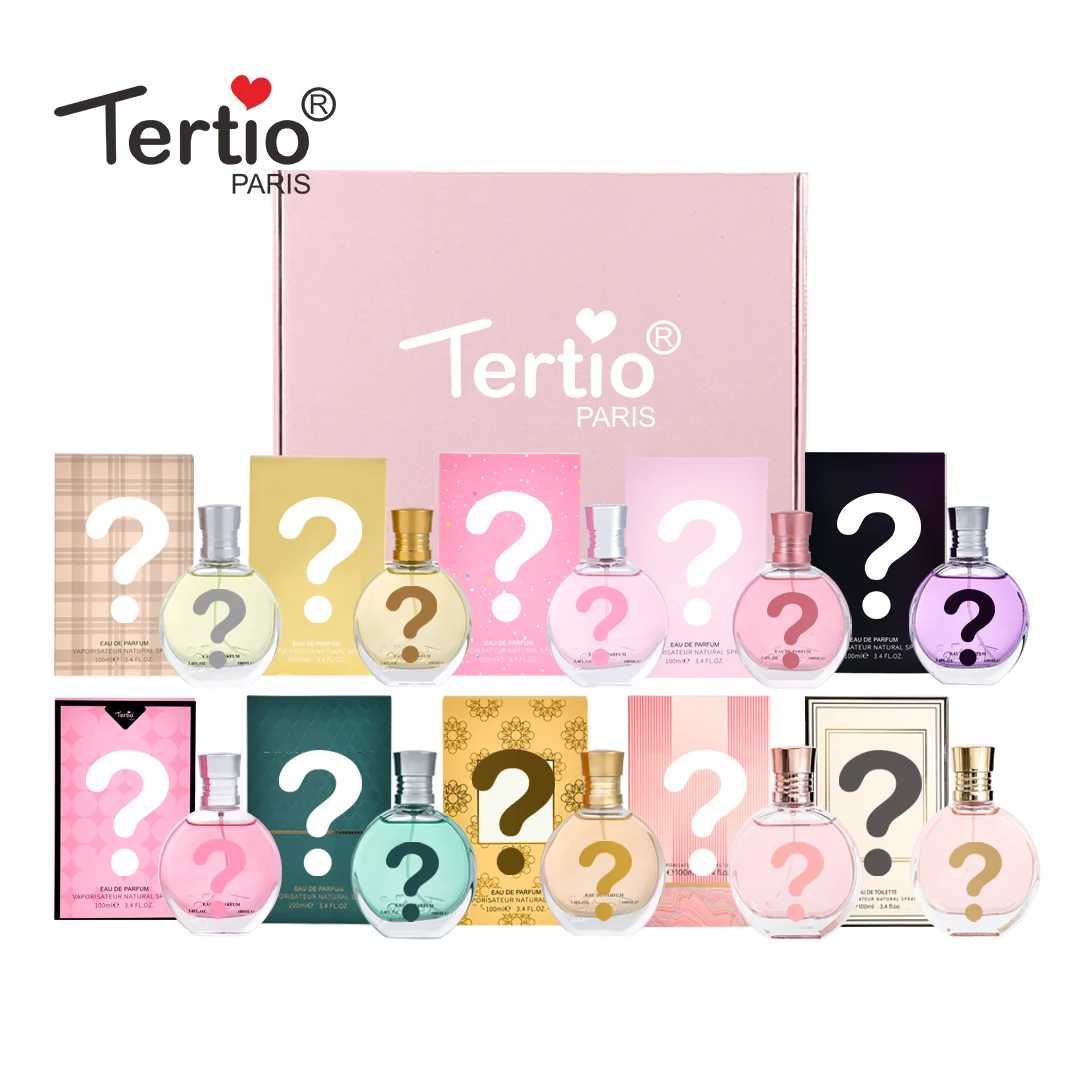 Tertio – Mistery Box de Perfumes 10/5Pcs | Eau de Parfum Femenino| 100 ml | Fragancias Femenina Frescas y Duraderas