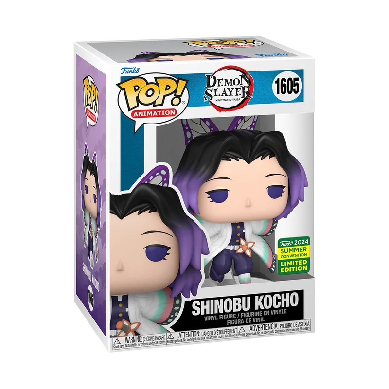 Funko pop Shinobu Kocho 1605 2024 Summer Convention Demon Slayer