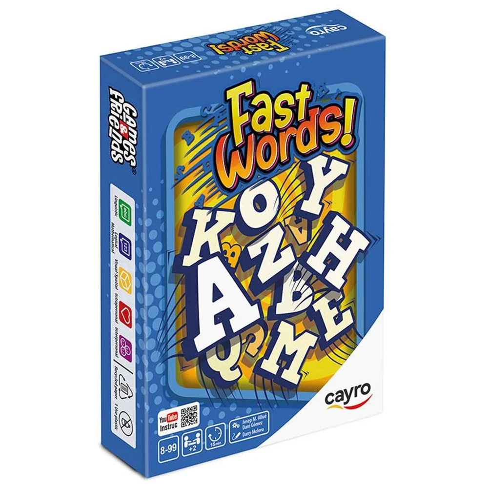 Game fast words be the fastest in word shape! (cayro 7004)