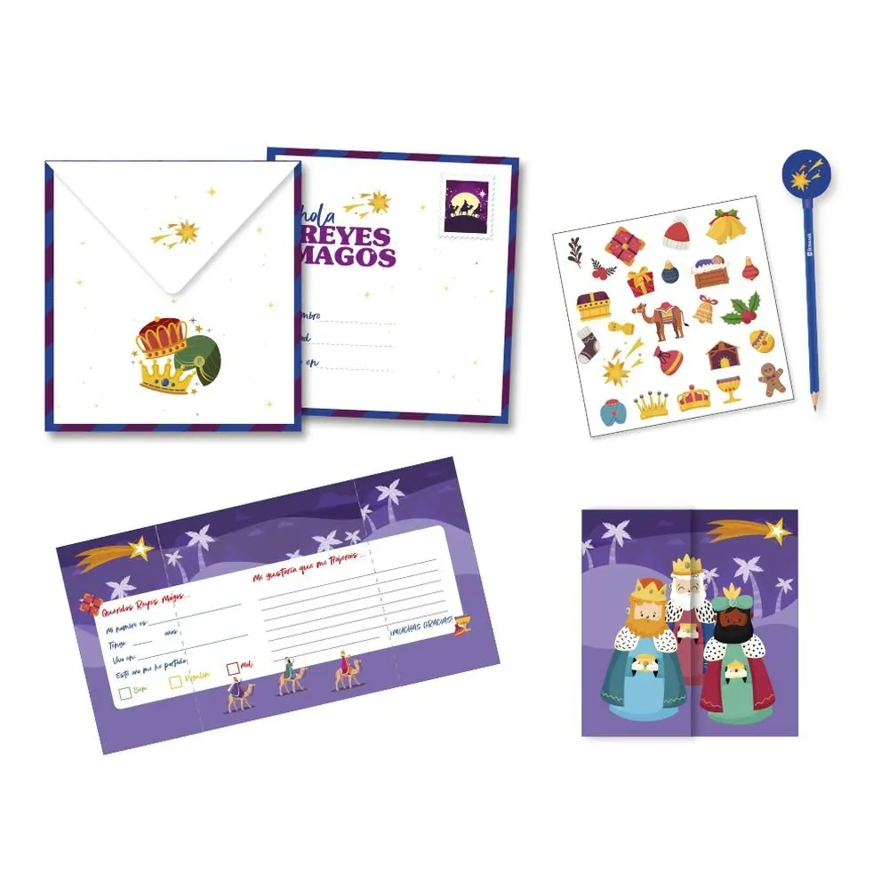 CARTA REYES MAGOS,SOBRE DE REYES MAGOS,MENSAJE ESPECIAL PARA REYES MAGOS,GERIMPOT,FELIZ NAVIDAD,FESPU
