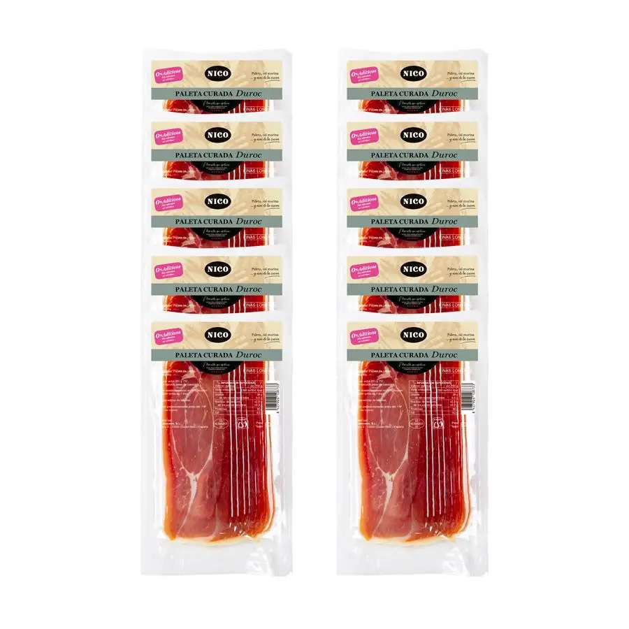 NICO JAMONES - Paleta Curada Duroc 900g 🐷, Sin Aditivos