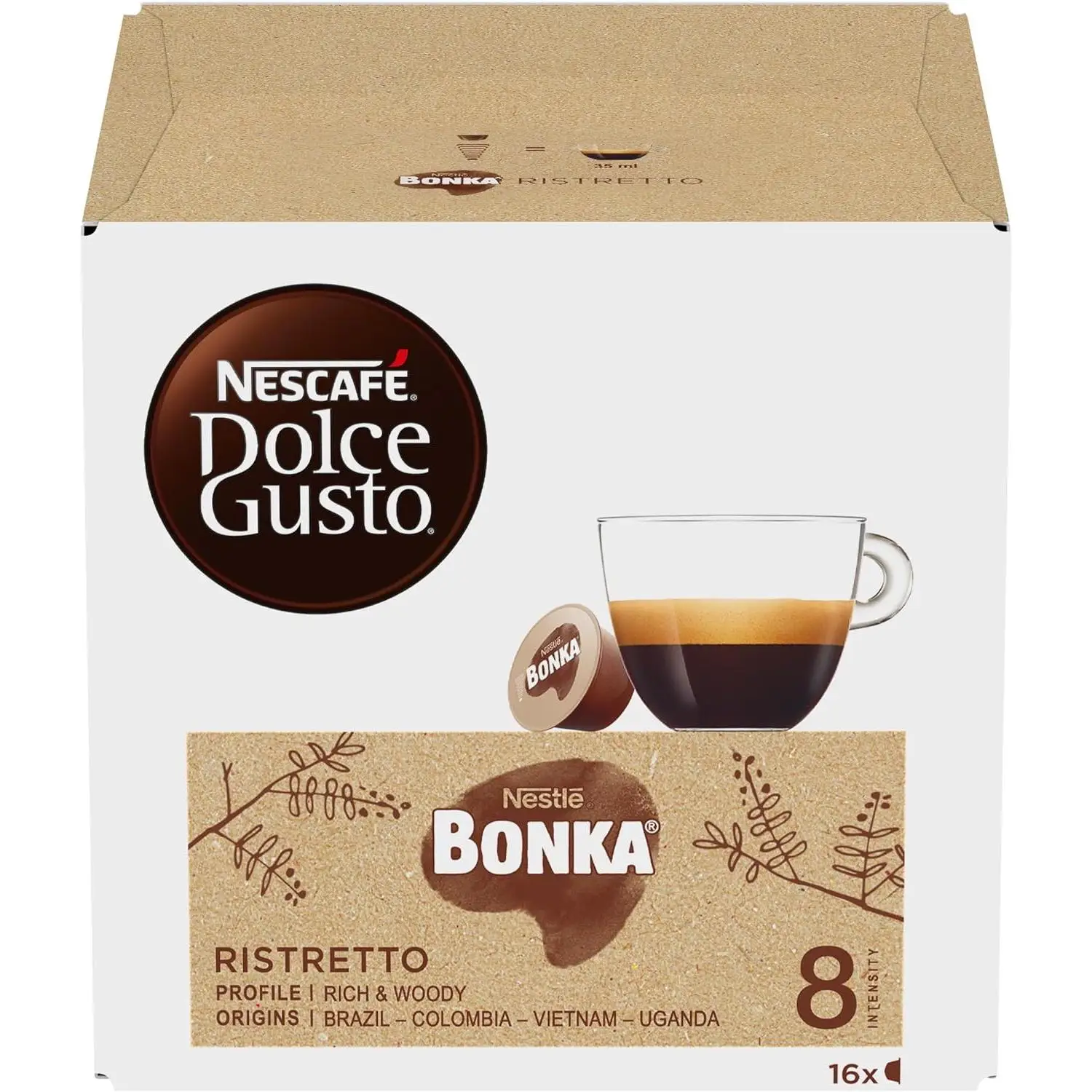 Dolce Gusto-  Ristretto Bonka - 16 cápsulas