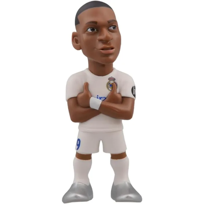 Figura Minix Mbappé Real Madrid Modelo 211 -  Original - Figuras Miniaturas Coleccionables Para Exhibición - Idea De Regalo - Mercancía Oficial - Juguetes Para Niños Y Adultos - Fans