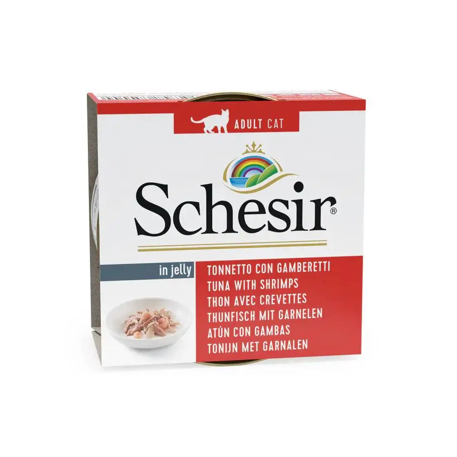 Schesir Atún y Gambas en Gelatina 12x85 gr