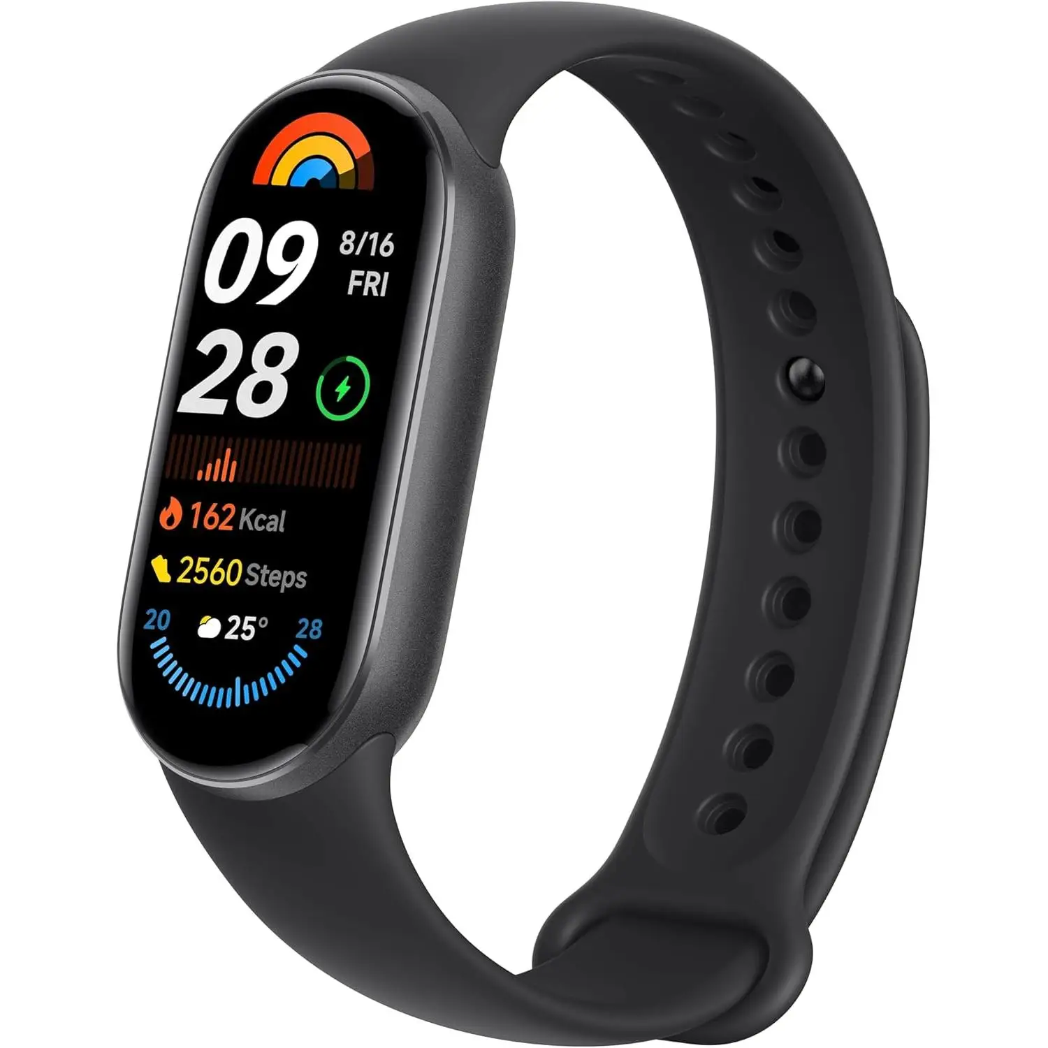 Xiaomi Smart Band 9 - Pulsera de Actividad, autonomía de hasta 21 días, Pantalla AMOLED con tasa de refresco de 60 Hz, 5ATM, App Mi Fitness,