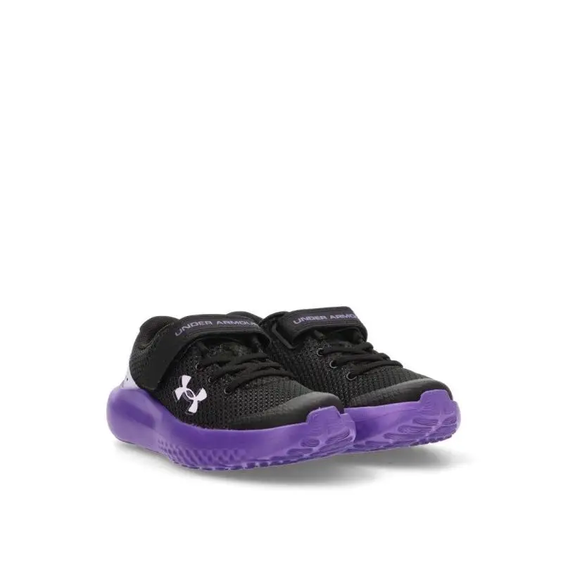Zapatillas Running Under Armour - Niña - Suela Plana - Modelo 3027109 - Color Negro