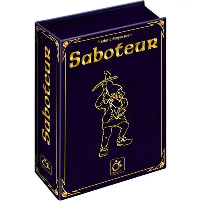 Mercury card game SABOTEUR 20 anniversary board games 11x15x6 Cms.