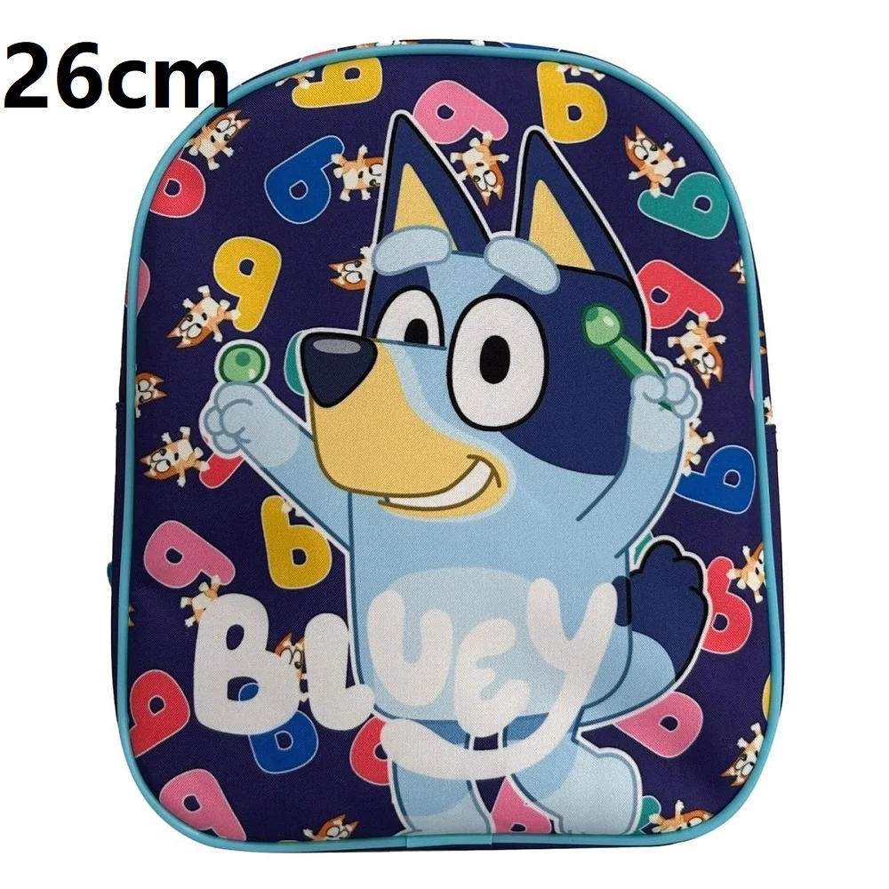 Mochila bluey family pequeña guarderia,Medidas: 27x22x9cm,color celeste,cm,fespu