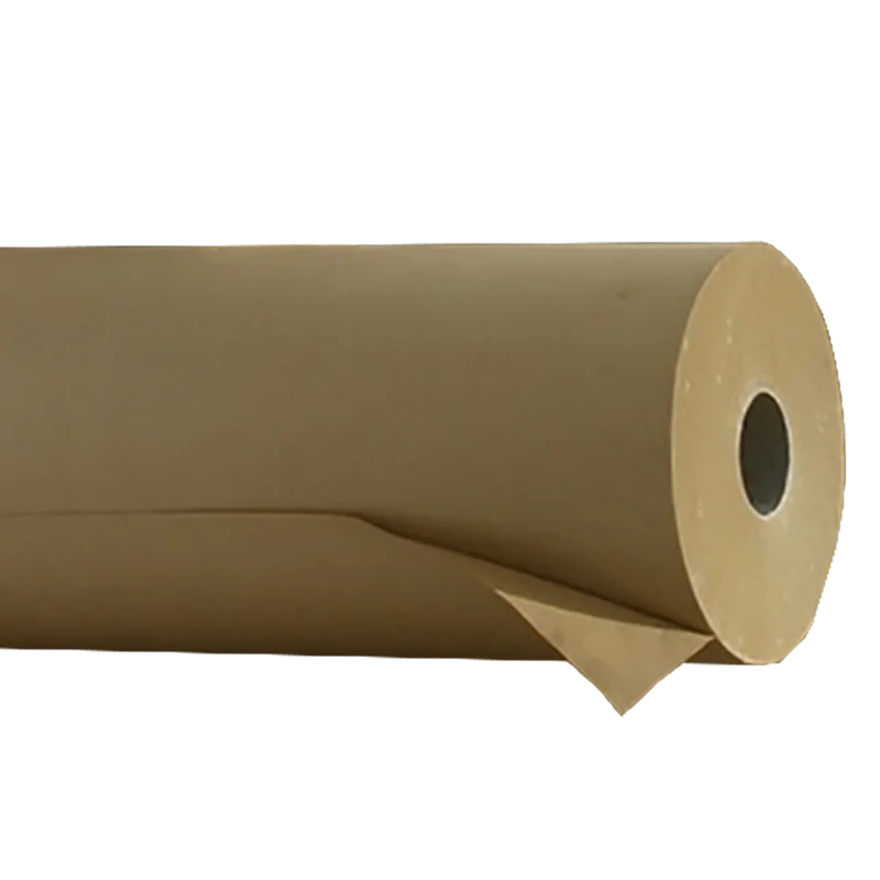 Dronpaper Bobina de Papel Kraft Marrón Grueso de 90- 120 Cm. Ancho y 100 ML. - Limpieza de Jaulas- Higiénico- Absorbente