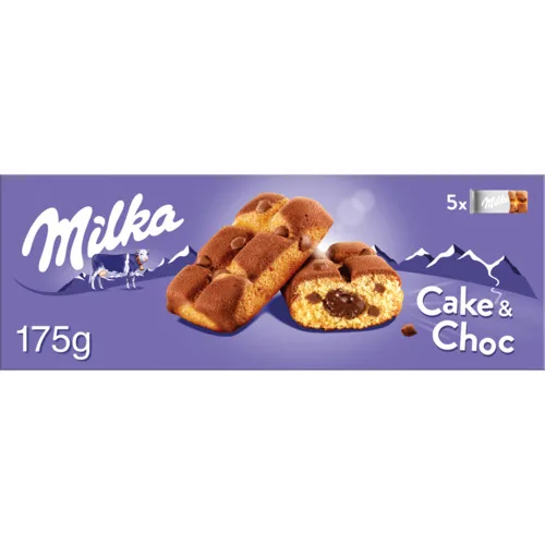 CAKE CAKE CHOC MILKA 175 G pack 3 unit