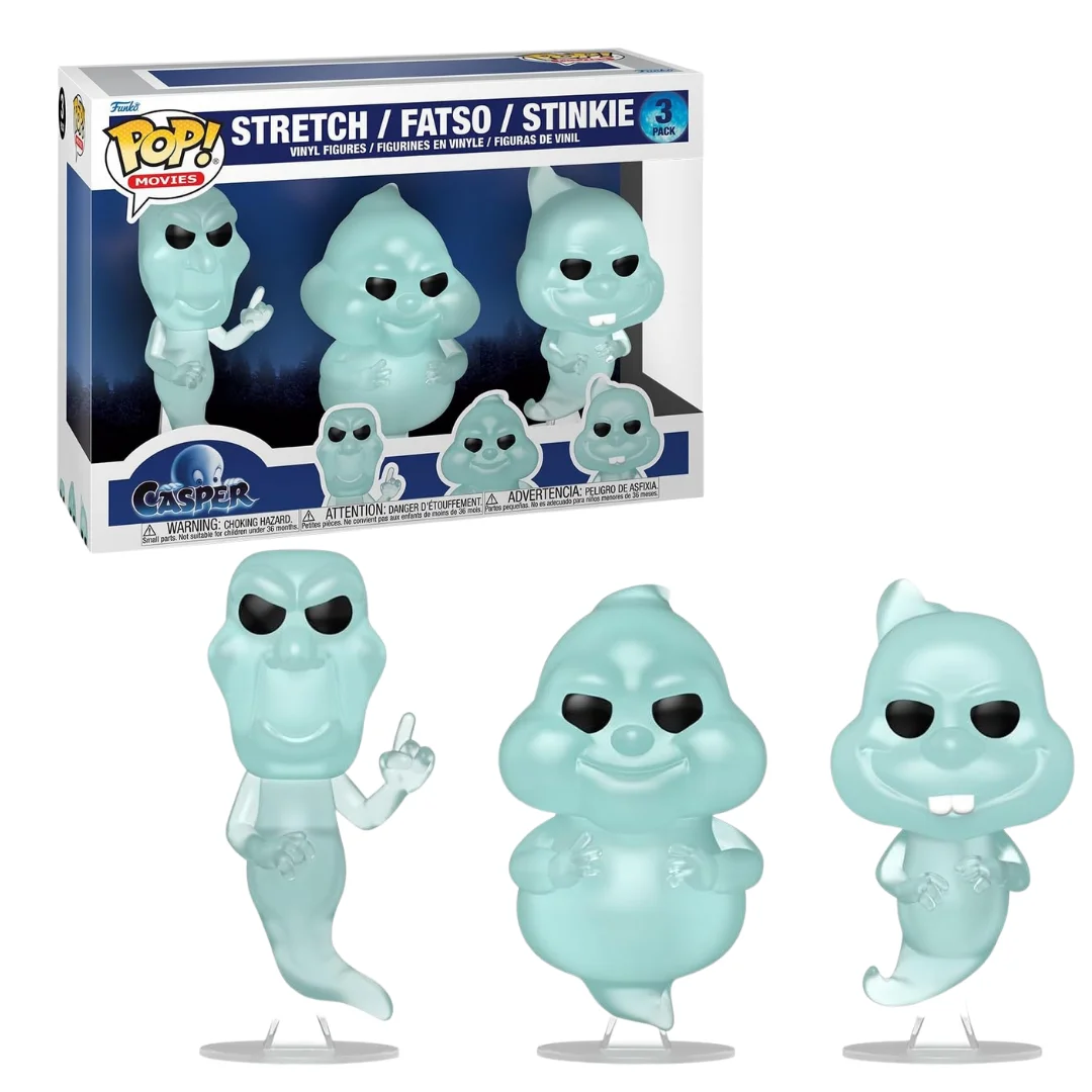FUNKO POP! CASPER 30Th - TRÍO FANTASMA (3PK), 86337, TIENDA CON LICENCIA OFICIAL