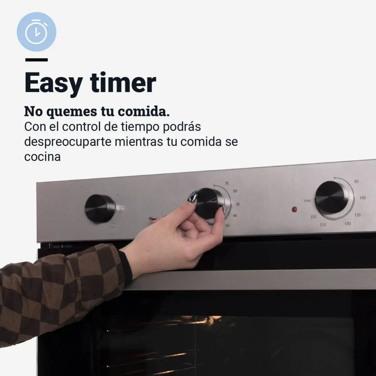 Universalblue digital multifunction oven stainless steel 67l - convection grill |   Timer and accessories included